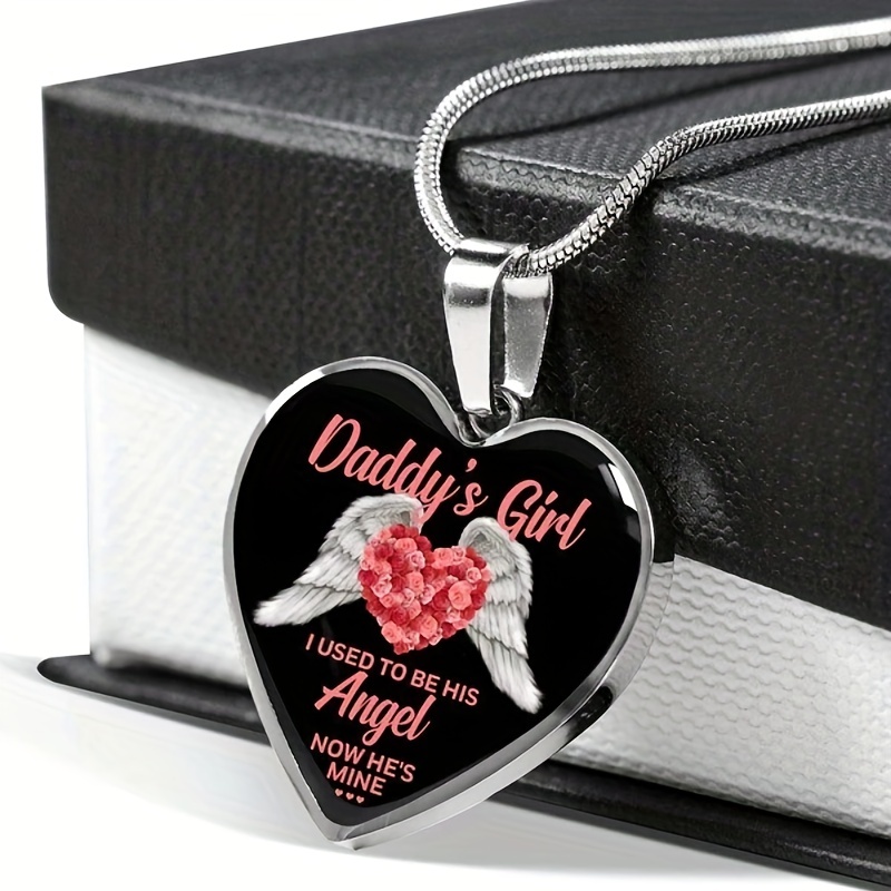 Daddy's Girl Now My Love Necklace Memorial Gift